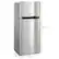 Alt View 1. Whirlpool - 17.7 Cu. Ft. Top-Freezer Refrigerator - Monochromatic Stainless Steel.