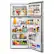 Left. Whirlpool - 17.7 Cu. Ft. Top-Freezer Refrigerator - Monochromatic Stainless Steel.