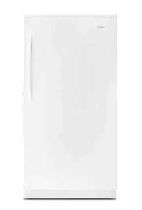 Front. Whirlpool - 15.7 Cu. Ft. Frost-Free Upright Freezer - White.