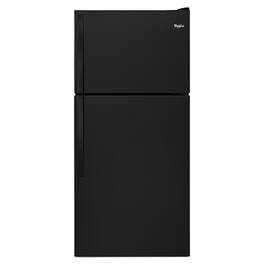 Whirlpool - 18.2 Cu. Ft. Top-Freezer Refrigerator - Black