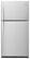 Front. Whirlpool - 21.3 Cu. Ft. Top-Freezer Refrigerator - Monochromatic Stainless Steel.