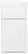 Front. Whirlpool - 21.3 Cu. Ft. Top-Freezer Refrigerator - White.