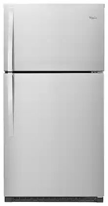 Whirlpool - 21.3 Cu. Ft. Top-Freezer Refrigerator - Monochromatic Stainless Steel