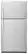 Front. Whirlpool - 21.3 Cu. Ft. Top-Freezer Refrigerator - Monochromatic Stainless Steel.
