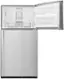 Alt View 12. Whirlpool - 21.3 Cu. Ft. Top-Freezer Refrigerator - Monochromatic Stainless Steel.