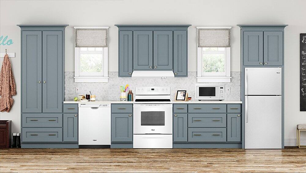 Alt View 14. Whirlpool - 14.3 Cu. Ft. Top-Freezer Refrigerator - White.