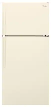 Whirlpool - 14.3 Cu. Ft. Top-Freezer Refrigerator - Biscuit