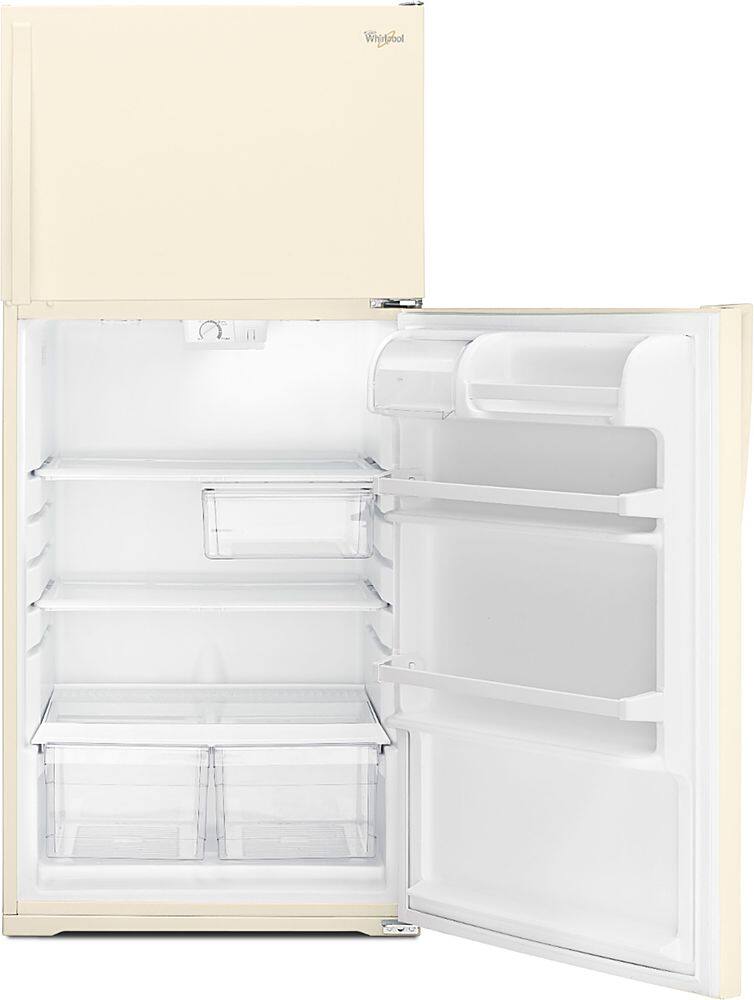 Alt View 13. Whirlpool - 14.3 Cu. Ft. Top-Freezer Refrigerator - Biscuit.