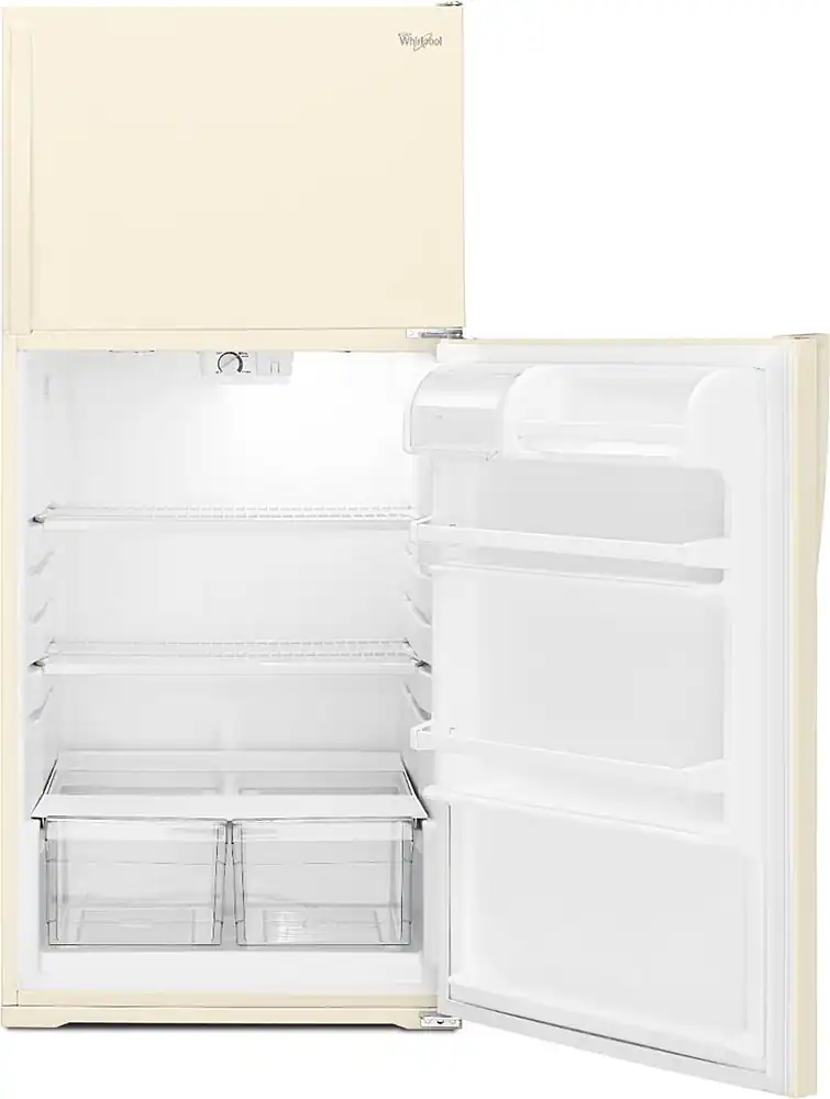 Alt View 14. Whirlpool - 14.3 Cu. Ft. Top-Freezer Refrigerator - Biscuit.