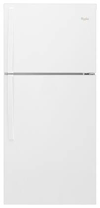 Whirlpool - 19.2 Cu. Ft. Top-Freezer Refrigerator - White