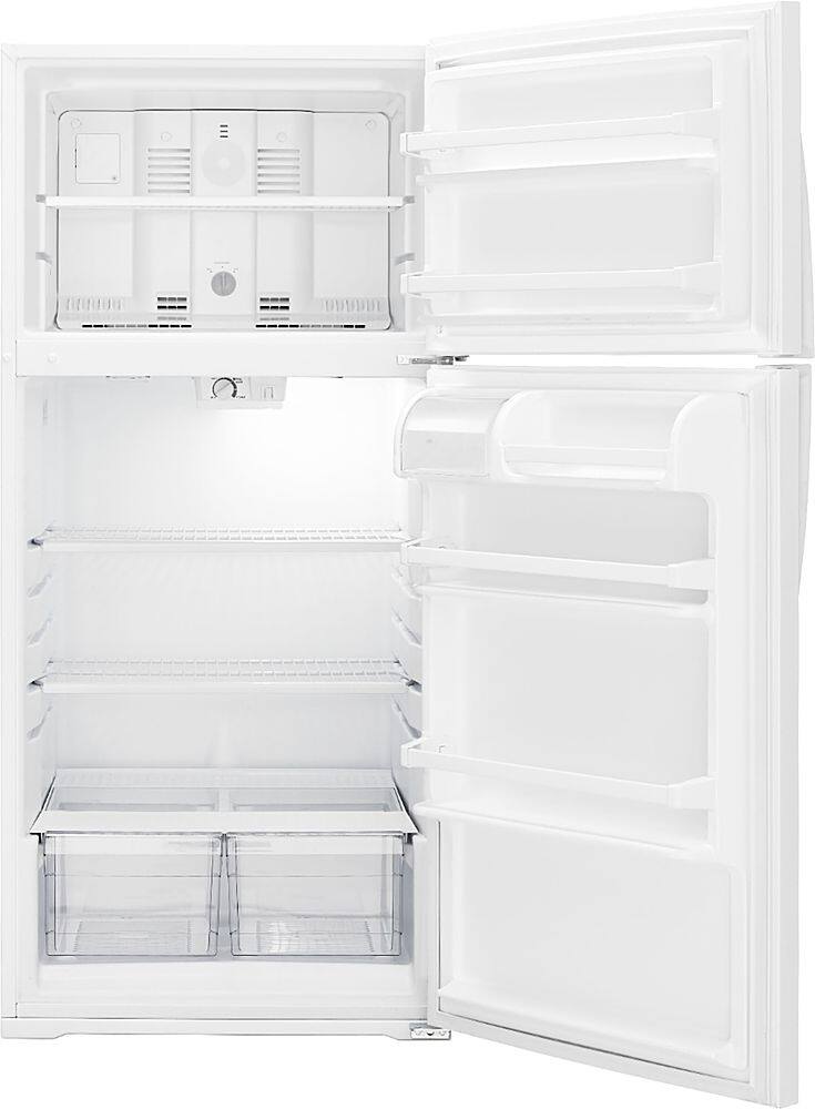 Alt View 12. Whirlpool - 14.3 Cu. Ft. Top-Freezer Refrigerator - White.
