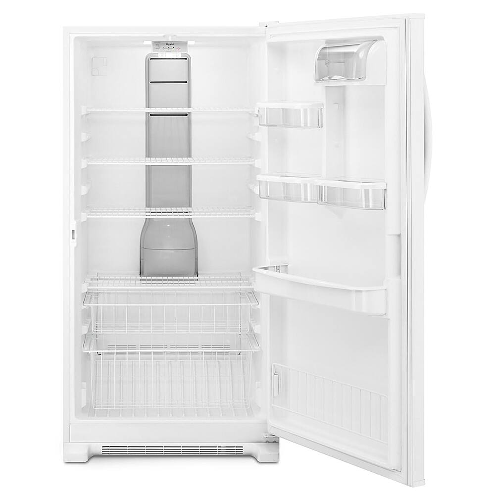 Angle. Whirlpool - 19.6 Cu. Ft. Frost-Free Upright Freezer - White.