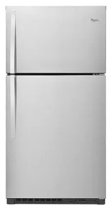 Front. Amana - 14.4 Cu. Ft. Top-Freezer Refrigerator with Dairy Bin - White.