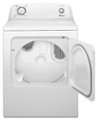Angle. Amana - 6.5 Cu. Ft. Electric Dryer with Automatic Dryness Control - White.