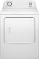 Front. Amana - 6.5 Cu. Ft. Electric Dryer with Automatic Dryness Control - White.
