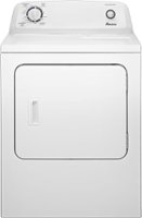 Amana - 6.5 Cu. Ft. Electric Dryer with Automatic Dryness Control - White - Front_Zoom
