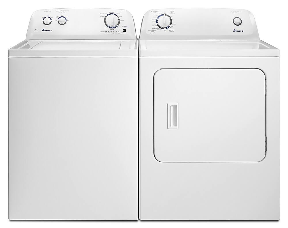 Alt View 17. Amana - 6.5 Cu. Ft. Electric Dryer with Automatic Dryness Control - White.