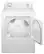 Angle. Amana - 6.5 Cu. Ft. Gas Dryer with Automatic Dryness Control - White.