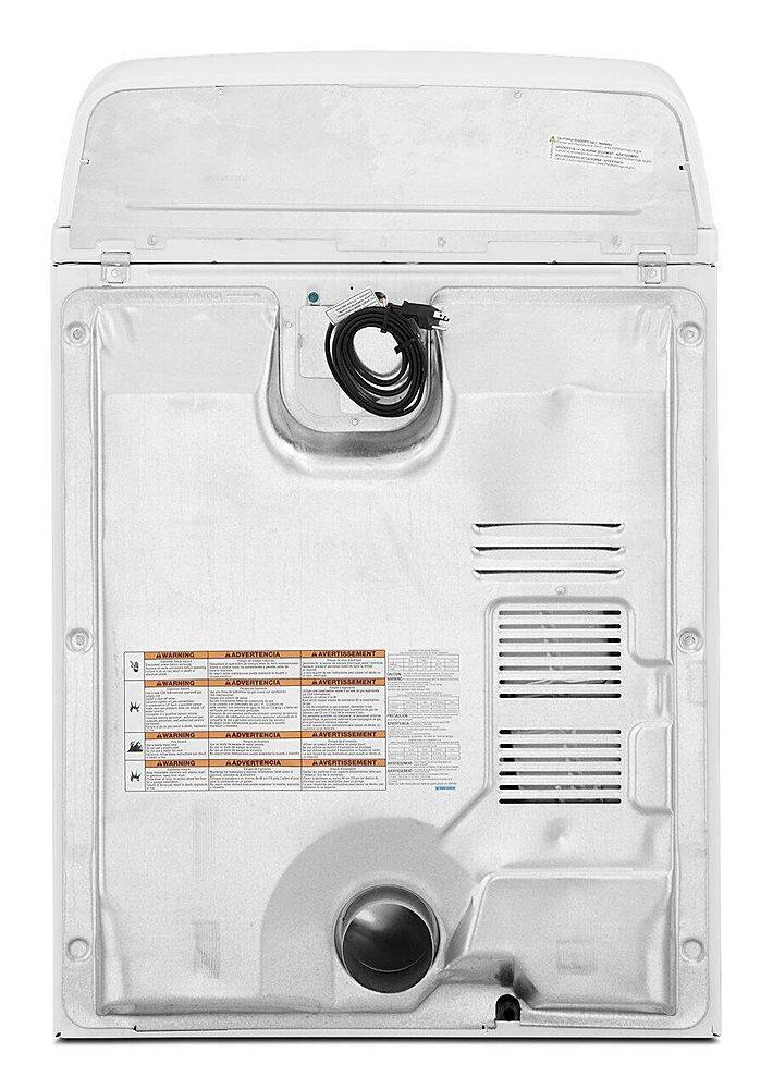 Alt View 11. Amana - 6.5 Cu. Ft. Gas Dryer with Automatic Dryness Control - White.