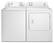 Alt View 13. Amana - 6.5 Cu. Ft. Gas Dryer with Automatic Dryness Control - White.