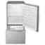 Angle. Whirlpool - 21.9 Cu. Ft. Bottom-Freezer Refrigerator - Stainless steel.