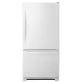 Whirlpool - 22 Cu. Ft. Bottom-Freezer Refrigerator with SpillGuard Glass Shelves - White