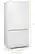 Alt View 3. Whirlpool - 22 Cu. Ft. Bottom-Freezer Refrigerator with SpillGuard Glass Shelves - White.