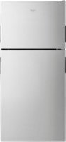 Whirlpool - 18.2 Cu. Ft. Top-Freezer Refrigerator - Stainless Steel - Front_Zoom