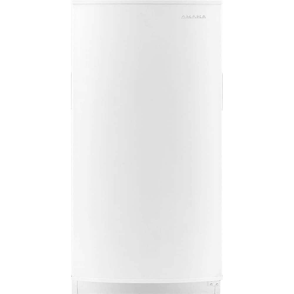 Front. Amana - 15.7 Cu. Ft. Upright Freezer with Energy-Saving Insulation - White.
