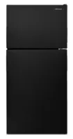 Amana - 18.2 Cu. Ft. Top-Freezer Refrigerator - Black - Front_Zoom