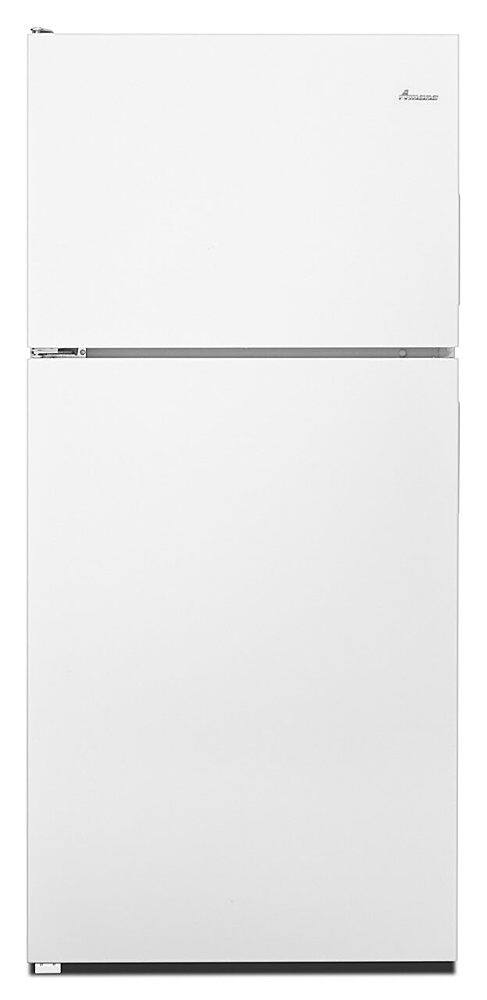 Front. Amana - 18 Cu. Ft. Top-Freezer Refrigerator - White.