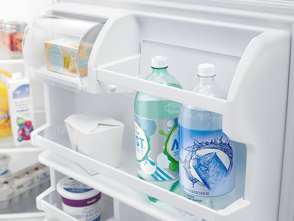 Alt View 13. Amana - 18 Cu. Ft. Top-Freezer Refrigerator - White.