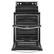 Angle. Whirlpool - 6.7 Cu. Ft. Self-Cleaning Freestanding Double Oven Electric Convection Range - Stainless steel.