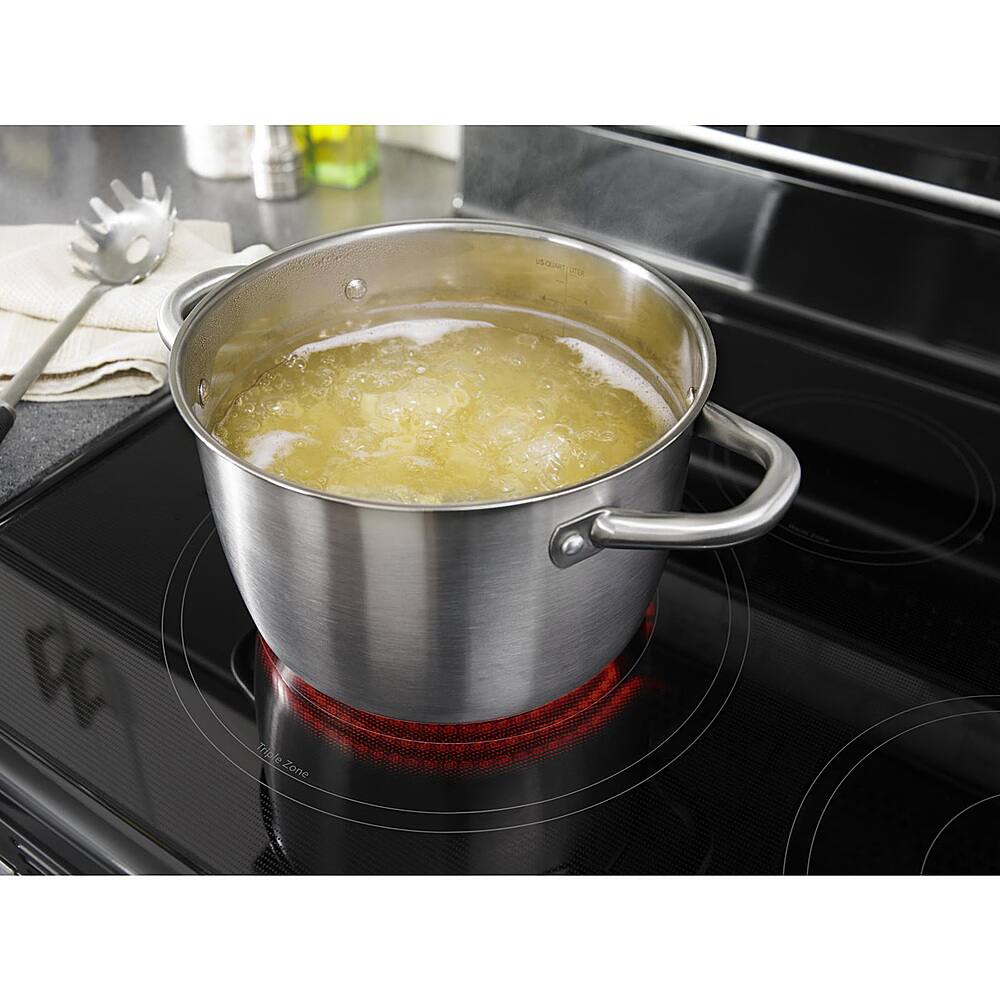 Alt View 15. Whirlpool - 6.7 Cu. Ft. Self-Cleaning Freestanding Double Oven Electric Convection Range - Stainless steel.