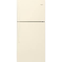 Whirlpool - 19.2 Cu. Ft. Top-Freezer Refrigerator - Biscuit