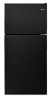 Amana - 18 Cu. Ft. Top-Freezer Refrigerator - Black - Front_Zoom
