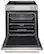 Angle. KitchenAid - 6.4 Cu. Ft. Self-Cleaning Slide-In Electric Convection Range - Stainless steel.
