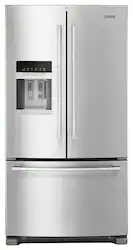 Maytag - 24.7 Cu. Ft. French Door Refrigerator - Stainless Steel - Front_Zoom