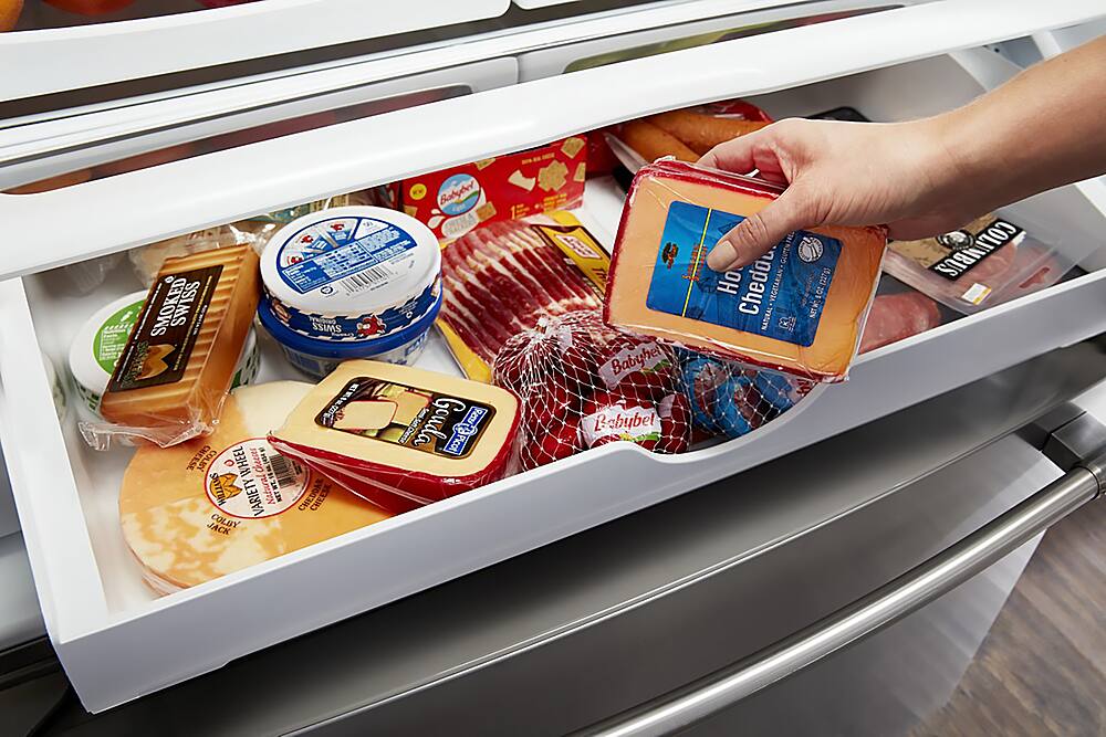 Alt View 13. Maytag - 24.7 Cu. Ft. French Door Refrigerator - Fingerprint Resistant Stainless Steel.