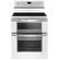 Front. Whirlpool - 6.7 Cu. Ft. Self-Cleaning Freestanding Double Oven Electric Convection Range - White.