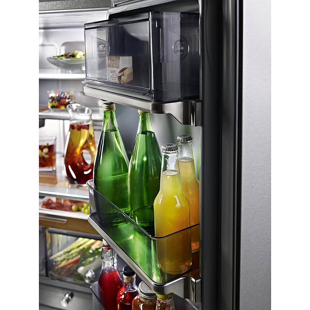 Alt View 11. KitchenAid - 23.8 Cu. Ft. French Door Counter-Depth Refrigerator - PrintShield stainless.