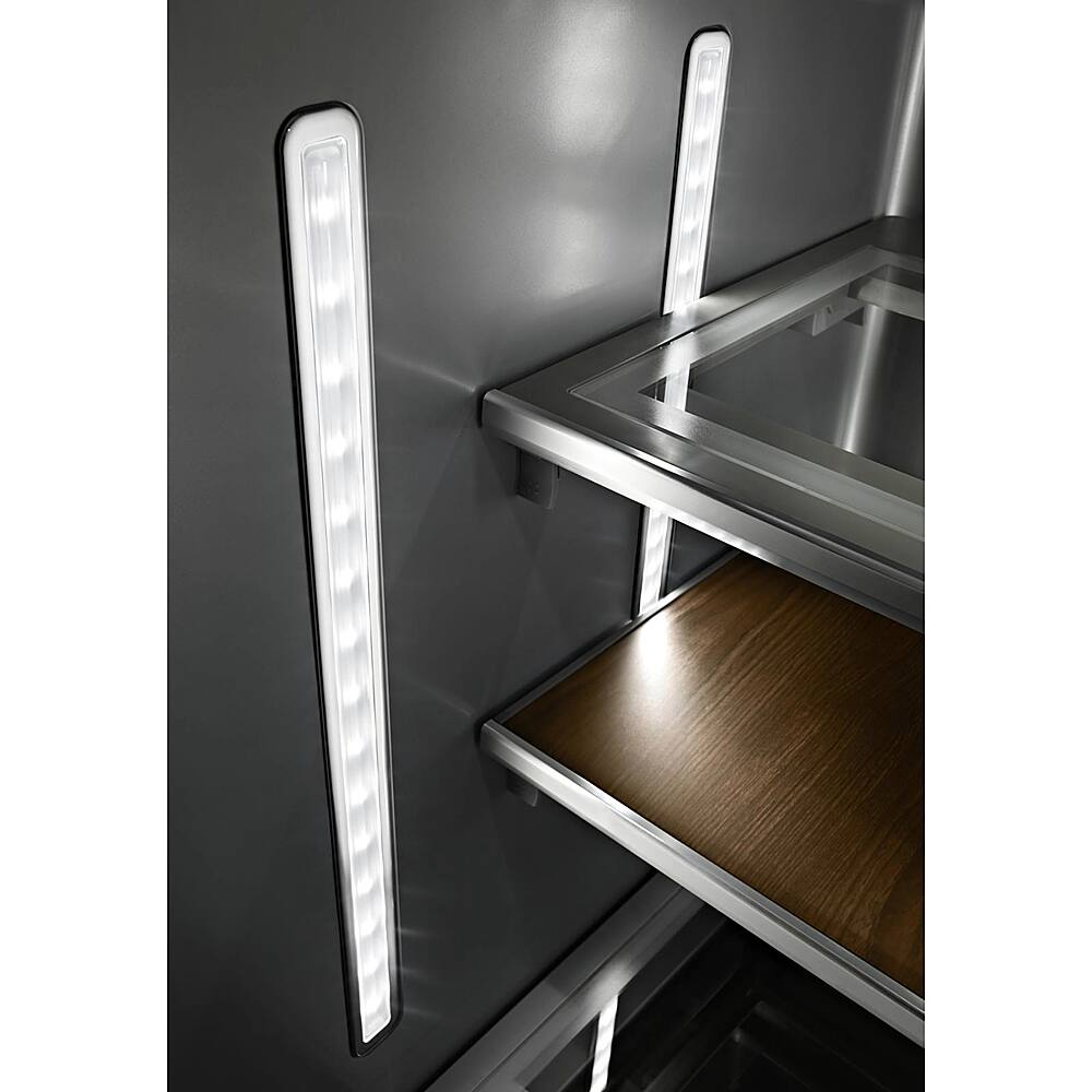 Alt View 14. KitchenAid - 23.8 Cu. Ft. French Door Counter-Depth Refrigerator - PrintShield stainless.