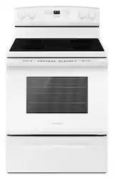 Amana - 4.8 Cu. Ft. Freestanding Electric Range - White - Front_Zoom