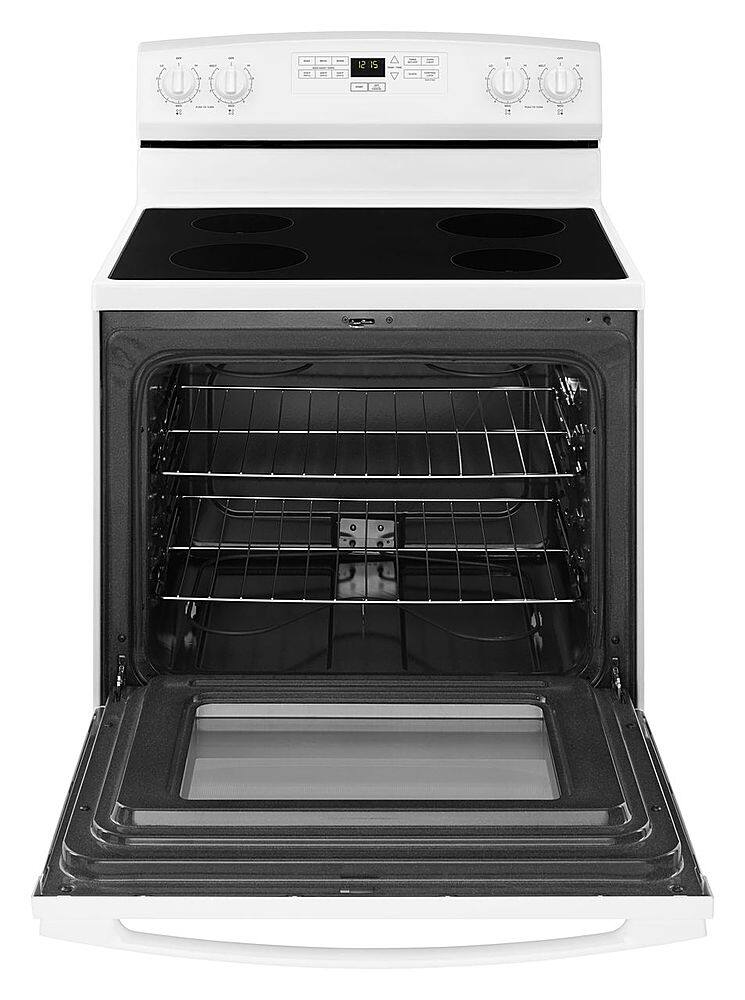 Alt View 1. Amana - 4.8 Cu. Ft. Freestanding Electric Range - White.