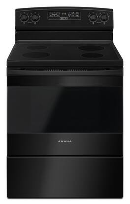 Amana - 4.8 Cu. Ft. Freestanding Electric Range - Black