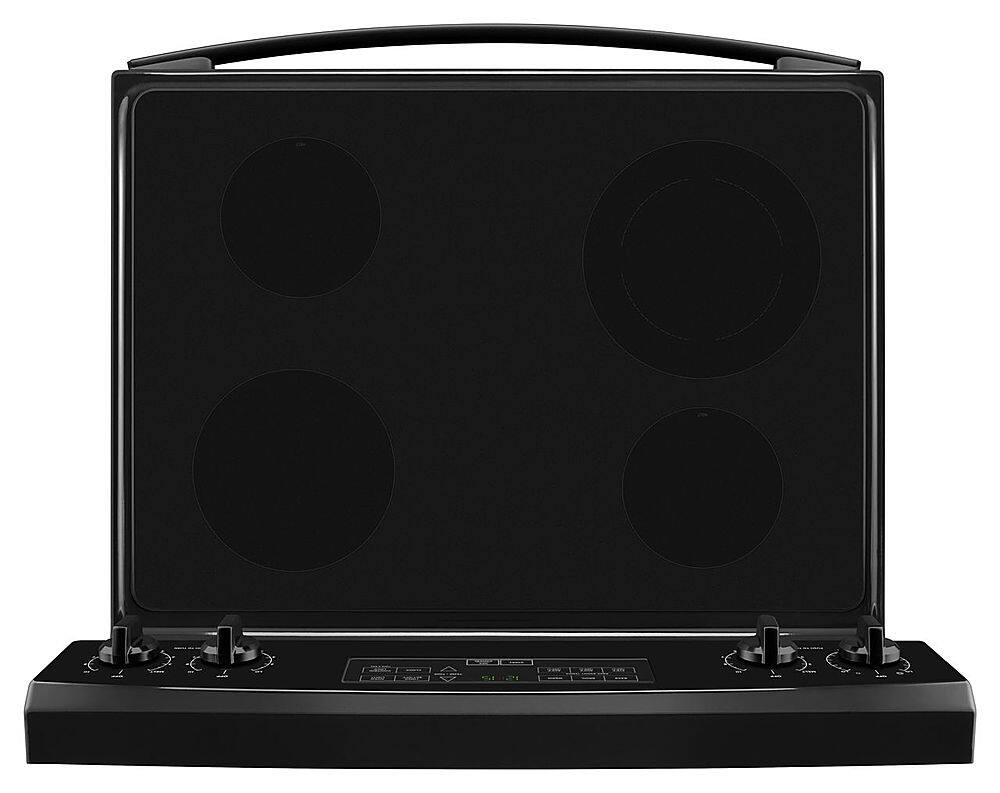 Alt View 13. Amana - 4.8 Cu. Ft. Freestanding Electric Range - Black.