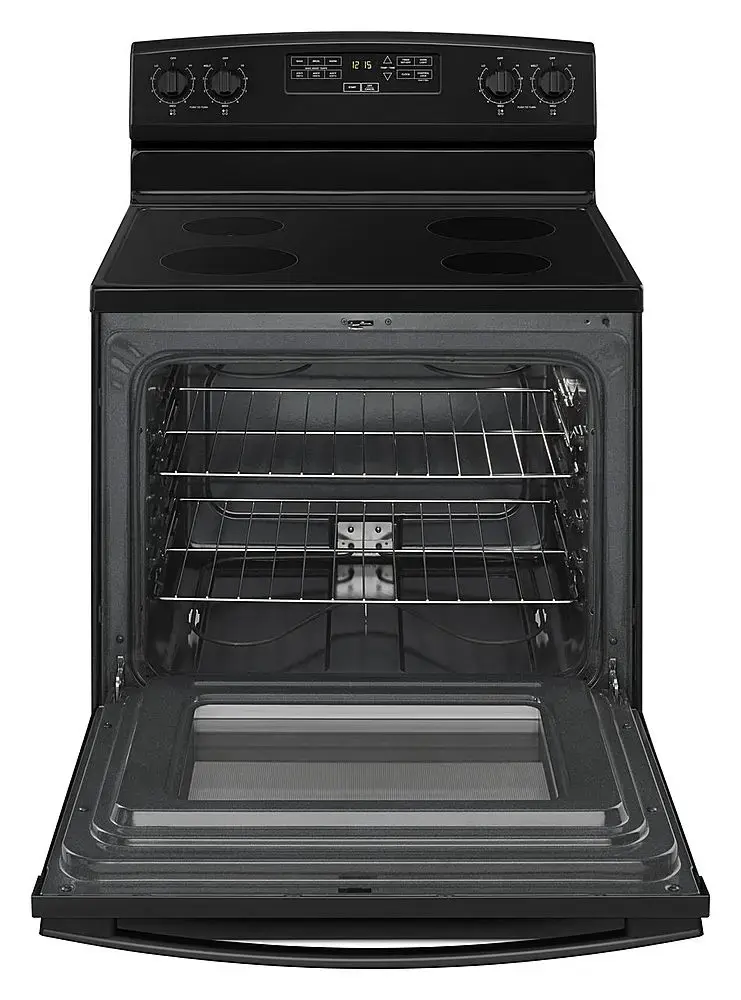 Alt View 16. Amana - 4.8 Cu. Ft. Freestanding Electric Range - Black.