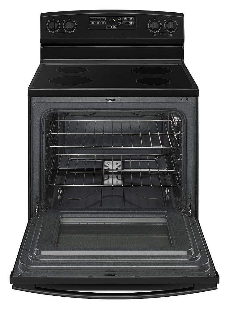 Alt View 1. Amana - 4.8 Cu. Ft. Freestanding Electric Range - Black.