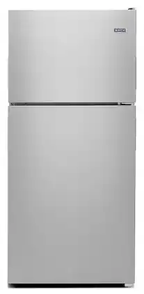 Maytag - 20.5 Cu. Ft. Top-Freezer Refrigerator - Stainless Steel