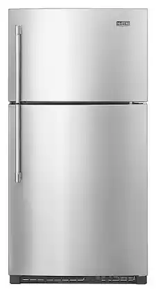 Maytag - 21.2 Cu. Ft. Top-Freezer Refrigerator - Stainless Steel